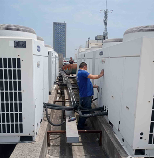 望都中央空调制热和不制冷系统维修方法